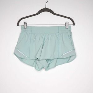 LULULEMON Hotty Hot Shorts II Hazy Jade Running Hiking Outdoor Women's 10
